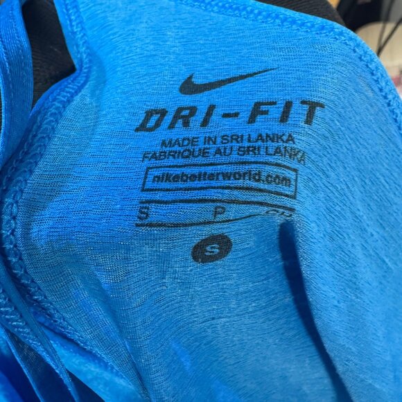Nike Womens Blue Dri-Fit Tank Top S - Picture 5 of 8